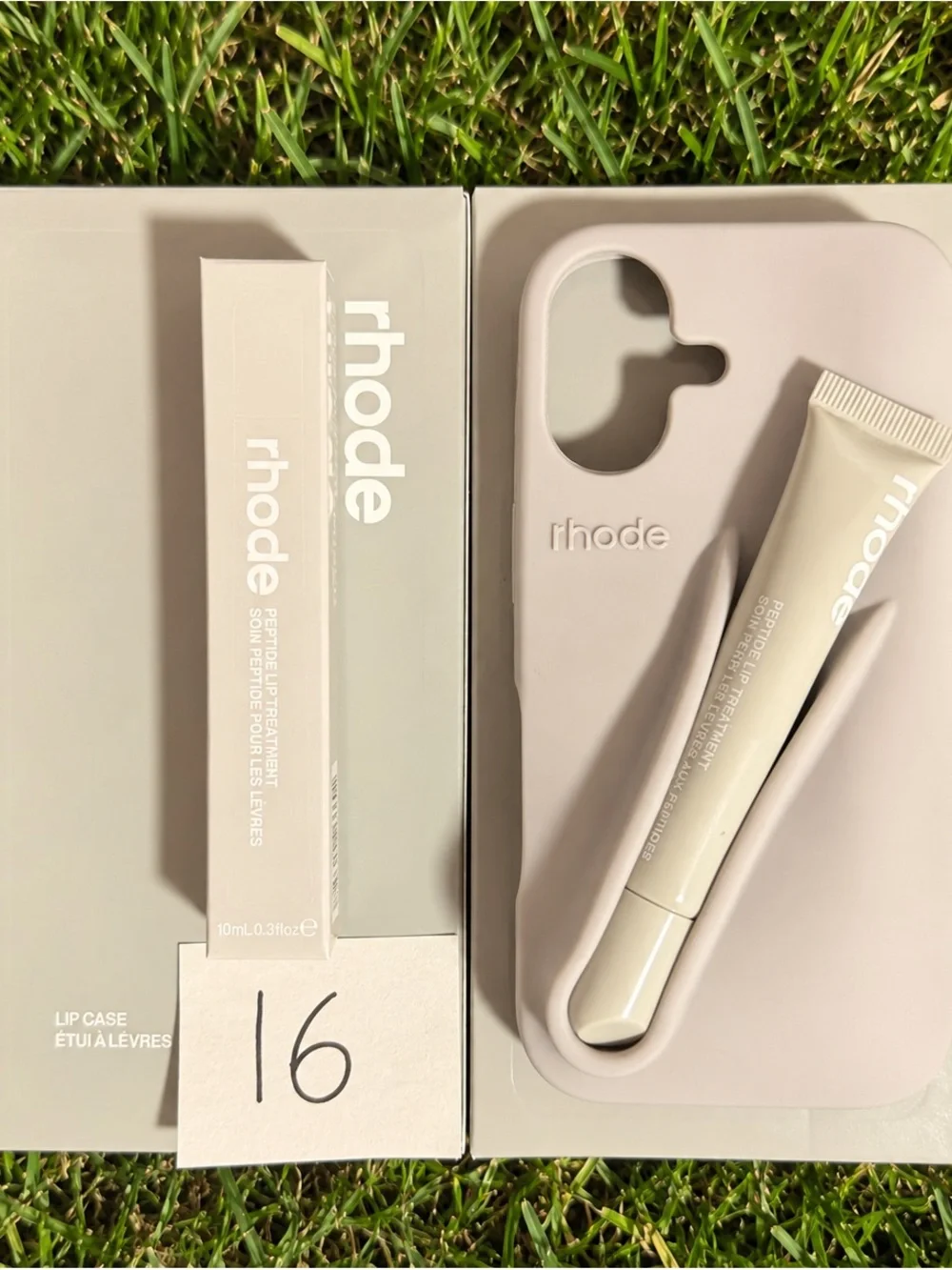 RHODE GREY Silicone Phone Case with Stylus Groove